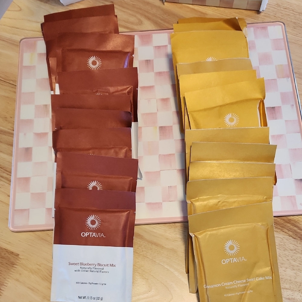 Optavia Biscuit and Cake Mix Packets